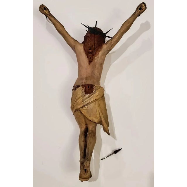 18th Century Spanish Baroque Church Altarpiece Carving For Sale In Dallas - Image 6 of 11