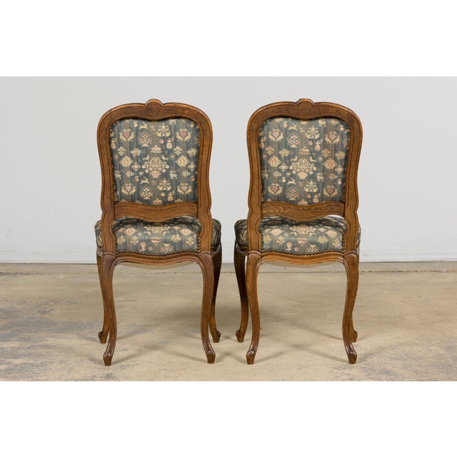 Set of 12 Late 19th Century French Provincial Louis XV Oak Dining Chairs For Sale - Image 18 of 18