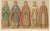 Racinet, Gothic Vestments: Medieval European Clergy Costumes, 1888, Chromolithograph For Sale - Image 7 of 9