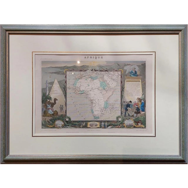 Antique Map of Africa by Levasseur, 1840 For Sale