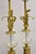 French Vintage French Louis XV Style Brass & Crystal Urn Table Lamps - A Pair For Sale - Image 3 of 12