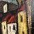 Expressive and textured cityscape painting by George Vausser. Signature in bottom right corner. Painting is unframed on...