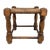 1940s English Country Oak and Rush Footstool For Sale - Image 4 of 7