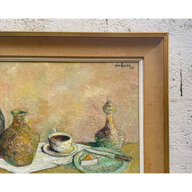 Robert Woodhouse, Still Life, 1964, Oil on Canvas, Framed For Sale - Image 4 of 8