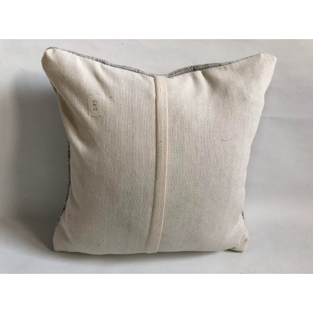 1960s 1960s Turkish Tribal Kilim Pillow For Sale - Image 5 of 6