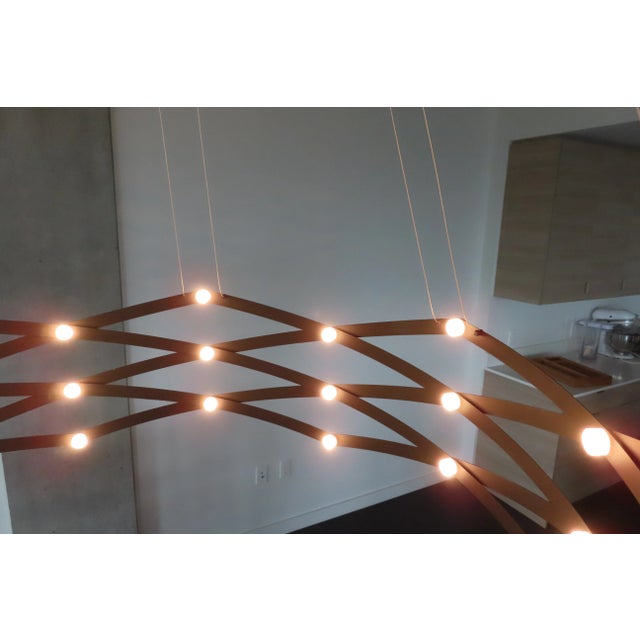 Visual Comfort 'Interlace' Metal Expandable Chandelier For Sale - Image 4 of 8