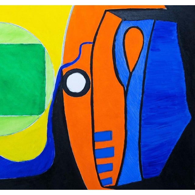 Composition is an original contemporary artwork realized by the Italian artist Giorgio Lo Fermo in 2020. Original oil...