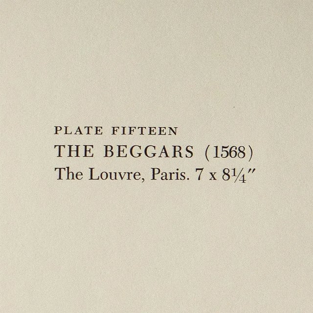 1950s 1954 After P. Bruegel "The Beggars", First Edition Photogravure For Sale - Image 5 of 8