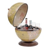 Jupiter Olive Green Globe by Zoffoli Mappamondi For Sale
