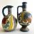 Vintage 1920s Gouda Holland Art Nouveau Hand Painted Dutch Art Pottery Handled Ewer Bottle Vases - Set of 2 For Sale - Image 13 of 13