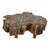 Contemporary Organic Lychee Washed Vintage Coffee Table For Sale - Image 3 of 6