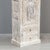 2020s White Narrow Cabinet From Reclaimed Antique Architectural Elements For Sale - Image 5 of 10