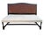 1980s French Provincial Style Ebonized & Caned High-Back Bench With Nailhead Trim For Sale - Image 18 of 18
