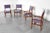 Mid-Century Mod. 111 Wooden Chairs attributed to Giò Ponti for Cassina, Italy, 1950s, Set of 4 For Sale - Image 10 of 18