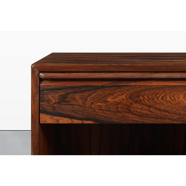 Scandinavian Modern Brazilian Rosewood Nightstands by Westnofa For Sale - Image 9 of 15