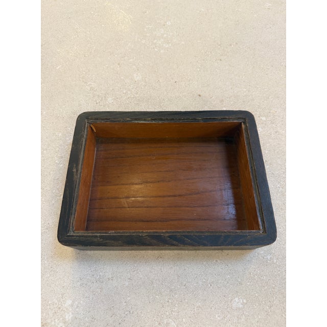 Italian Mid-Century Wood and Mirrored Box With Brass Knob, 1960s For Sale In Los Angeles - Image 6 of 9