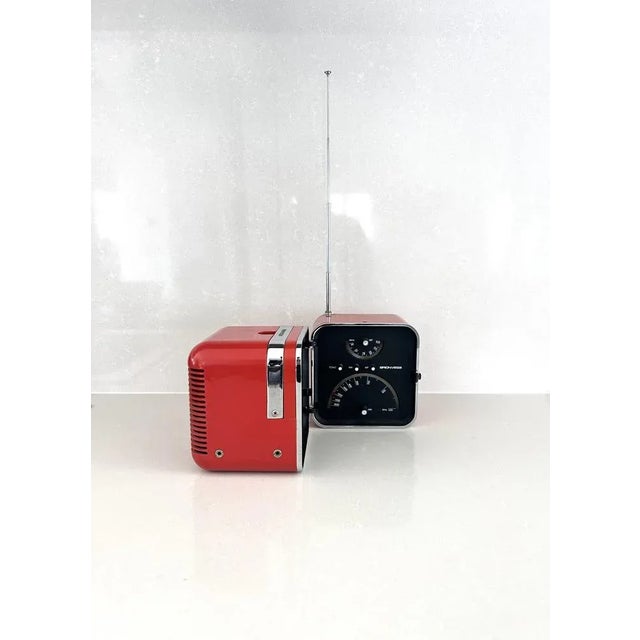 Mod. TS502 Radio by Richard Sapper for Brionvega, in Very Good conditions. Designed 1960 to 1969 This piece has an...