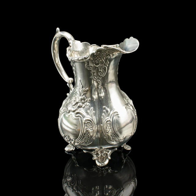 1900 - 1909 Antique 4 Piece Tea Service, English, Silver Plate, Coffee Pot, Edwardian, 1910 For Sale - Image 5 of 12