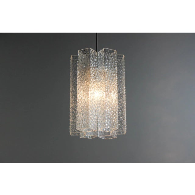 1960s Vintage Glass Pendant from Kamenický Šenov, 1960s For Sale - Image 5 of 12
