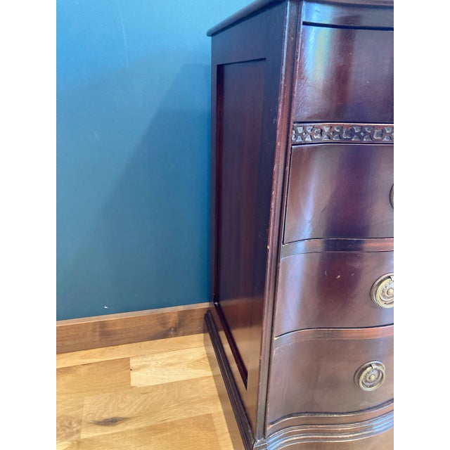 1930s 1930's Sligh Furniture Mahogany 4-Drawer Nightstand For Sale - Image 5 of 11
