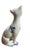 Ceramic Vintage MCM Andrea by Sadek Porcelain Blue & White Siamese Cat Figurines- Set of 2 For Sale - Image 7 of 7
