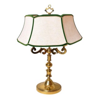 Hollywood Regency Brass Table Lamp, Germany, 1970 For Sale