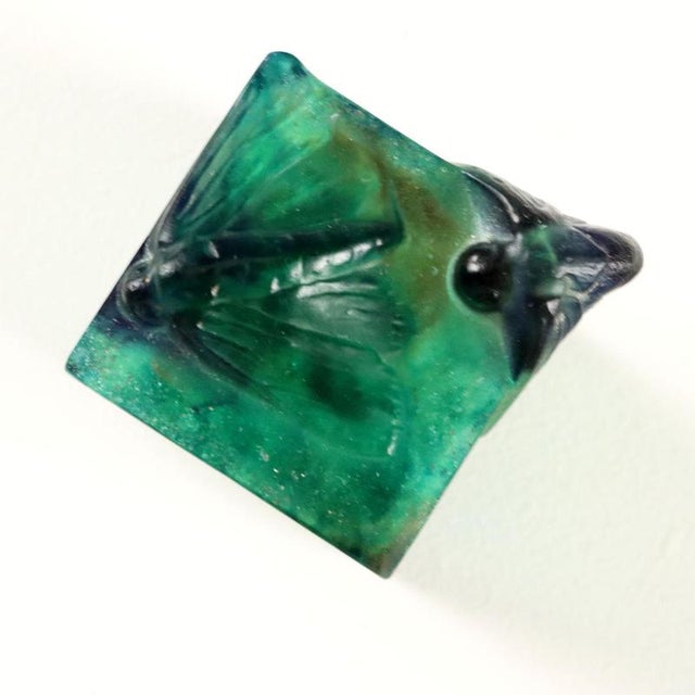 Vintage Glass Paperweight by Gabriel Argy-Rousseau, France, 1920s For Sale - Image 4 of 11