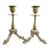 19c PairFrench Bronze Hoof Candlesticks For Sale