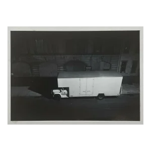 Original Frederich Cantor 'Truck at Night West 11th Street, New York' Photograph
