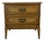 Vintage Modern Two Drawer Nightstand For Sale
