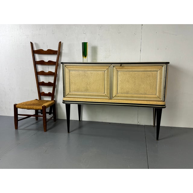 Mid-Century Modern Small Vintage Italian Sideboard by Umberto Mascagni, 1950s For Sale - Image 3 of 10