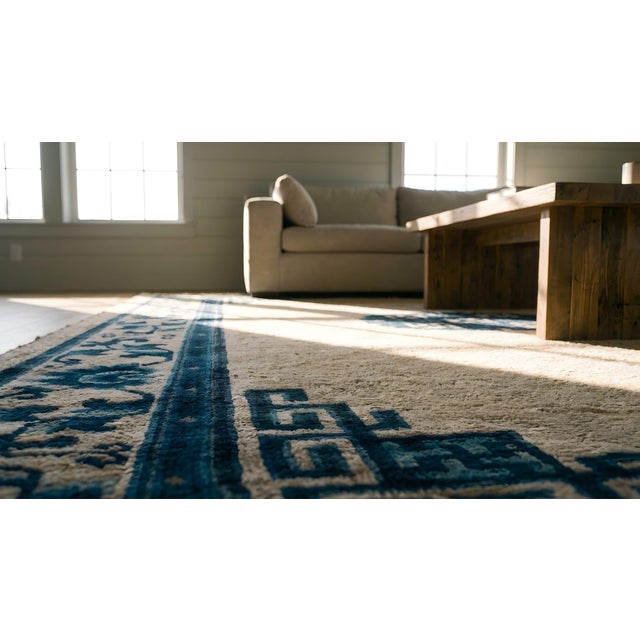 Late 19th Century Late 19th Century Chinese Peking Rug For Sale - Image 5 of 7