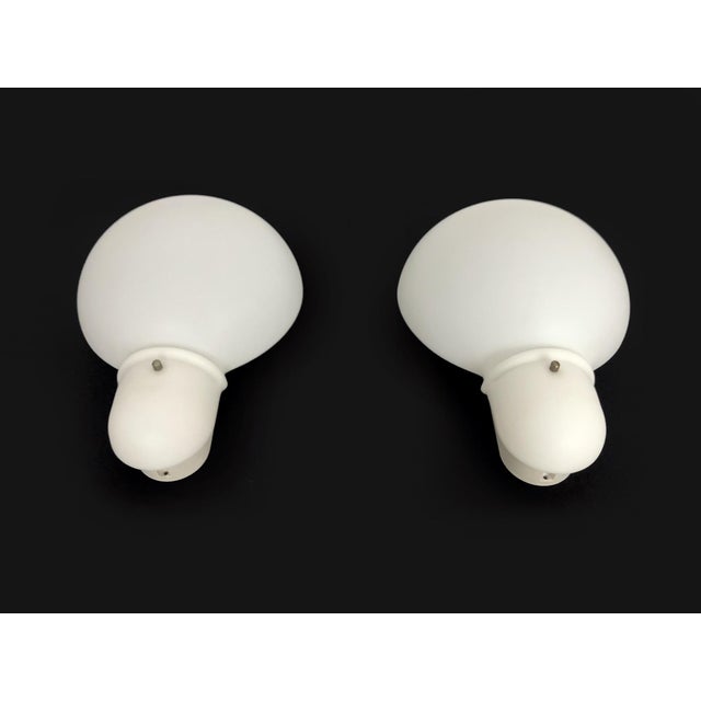 1980s Vintage Italian Lightbulb-Shaped Wall Sconces, 1980s, Set of 2 For Sale - Image 5 of 11