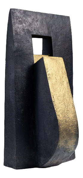 Cor Dam, Abstract Sculpture, Clay