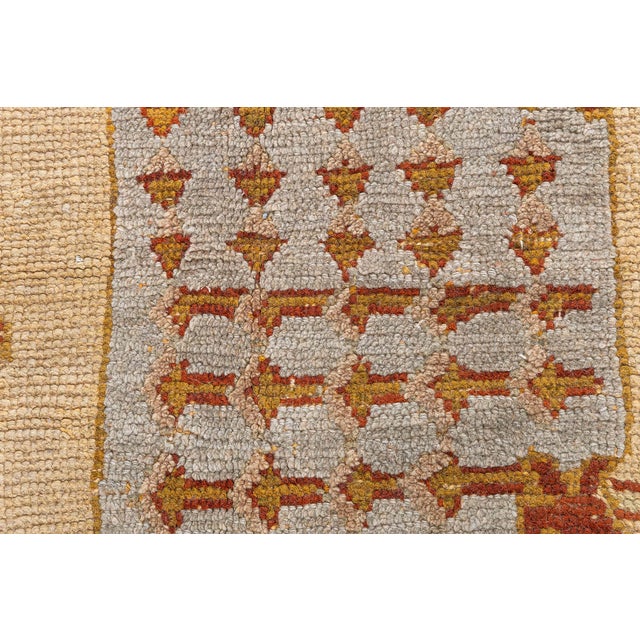 1920s Turkish Oushak Rug  Timeless Elegance and Artisan Craftsmanship For Sale - Image 4 of 10