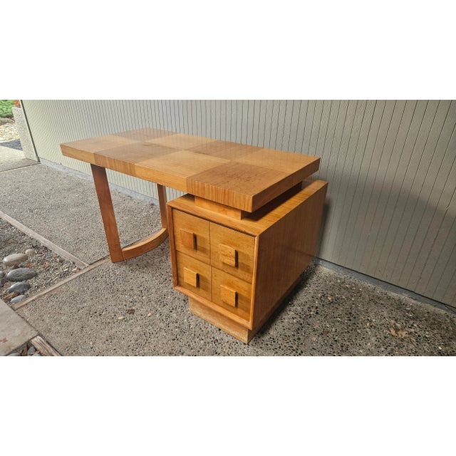 Brown Paul Laszlo Floating Desk for Brown Saltman For Sale - Image 8 of 9