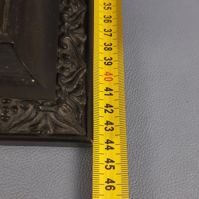 Girls with Goat Castle Landscape, 18th Century, Oil Painting on Canvas, Framed For Sale - Image 14 of 16