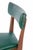 Vintage Italian Armchair and Chairs in Wood and Faux Leather, 1950s, Set of 3 For Sale - Image 4 of 9