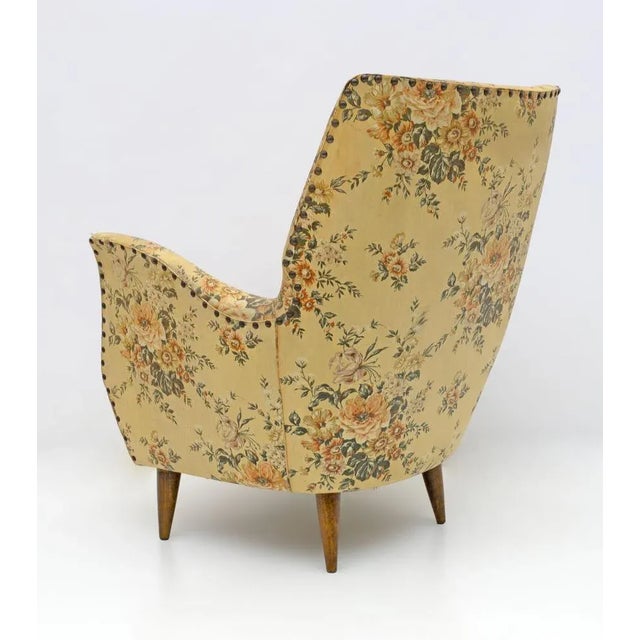 Set of Mid-Century Modern Italian Armchairs from Isa Bergamo, 1950s For Sale - Image 9 of 10