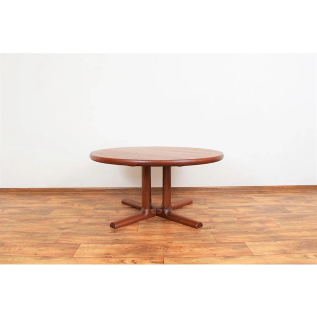 Coffee table produced in the 70's in Danish by Dyrlund. The table is made of solid teak and has been professionally and...
