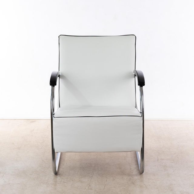 Vintage Bauhaus Lounge Chairs from Mücke Melder, 1930s, Set of 2 For Sale - Image 4 of 7