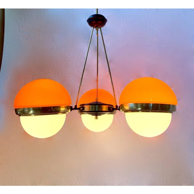 Stilnovo Vintage Ceiling Lamp from Stilnovo, 1950s For Sale - Image 4 of 8