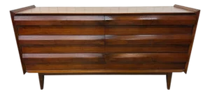 Mid-Century Modern Lane 1st Edition Walnut Dresser