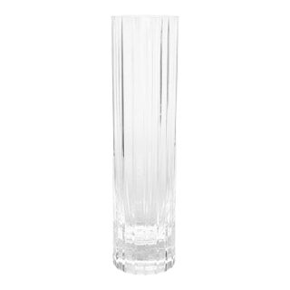 Vintage Baccarat “Harmonie” French Clear Crystal Bud Vase For Sale
