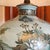 Large Japanese Celadon Blue and Gilt Peacock Vase Adapted Into a Lamp For Sale - Image 6 of 16