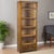 Mission Quarter Sawn Oak Open Shelf Bookcase - Micheal Cherry For Sale - Image 14 of 14