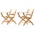 Safari Easy Chairs in Beech and Leather by Poul Hundevad, 1950s, Set of 2 For Sale - Image 9 of 9