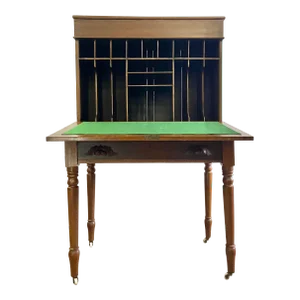Rare Antique 1800s Victorian Style Fall Front Secretary Plantation Writing Desk