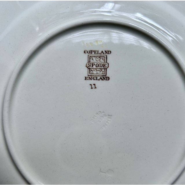 Early 20th Century Spode England "Alden" Luncheon Plates - Set of 6 For Sale - Image 15 of 17