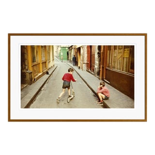 Paris Scooter 1950s by Peter Cornelius Framed C-Print Photograph For Sale